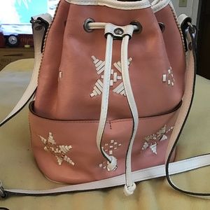 Patricia Nash LEATHER BUCKET BAG … GREAT CONDITION